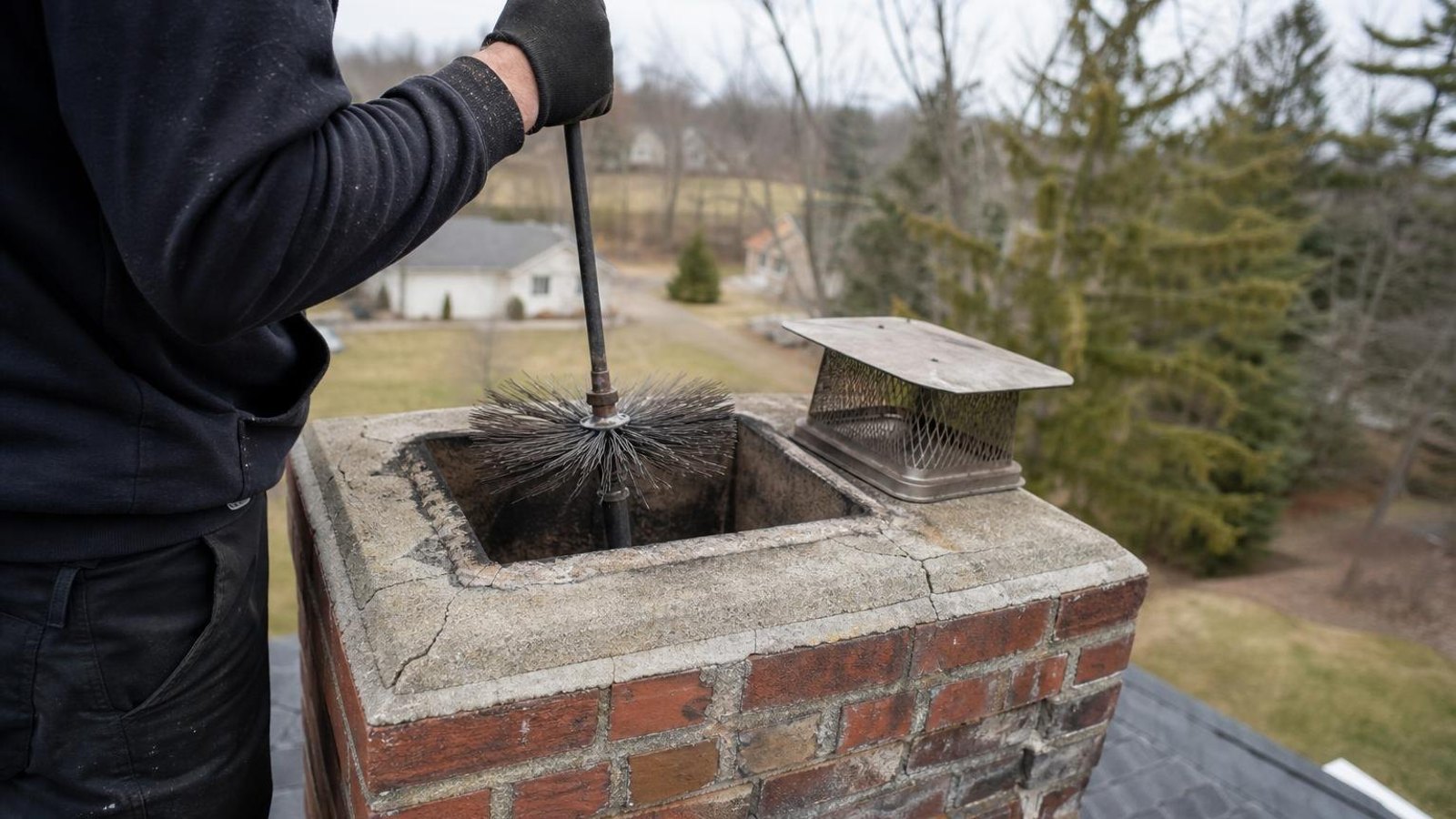 Practical chimney sweep & inspection in Elyria